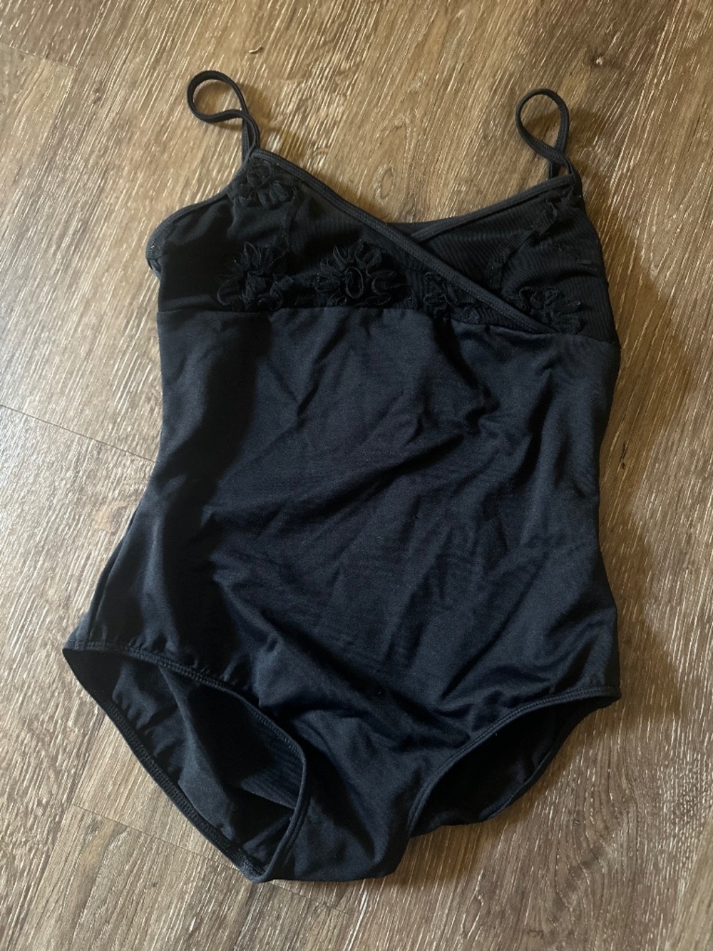 Black Mesh Bloch Leotard (size 14 girls)